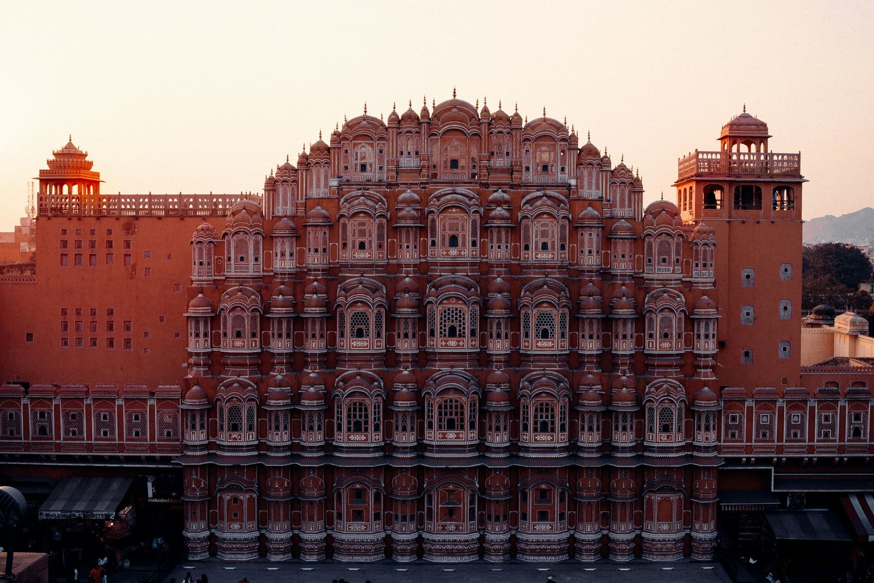 Hawa Mahal in Jaipur at sunset