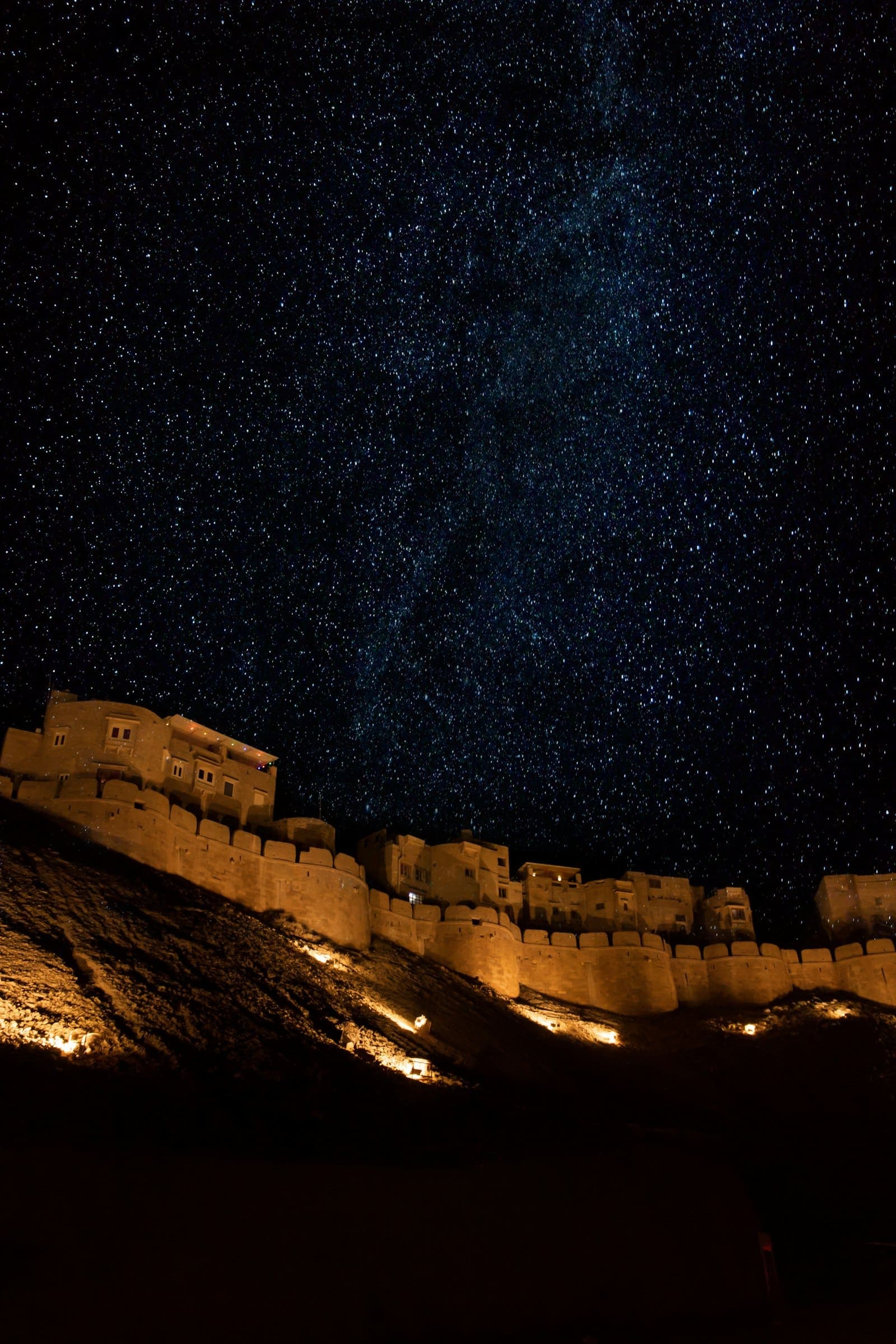 Jaisalmer Fort glowing at dusk