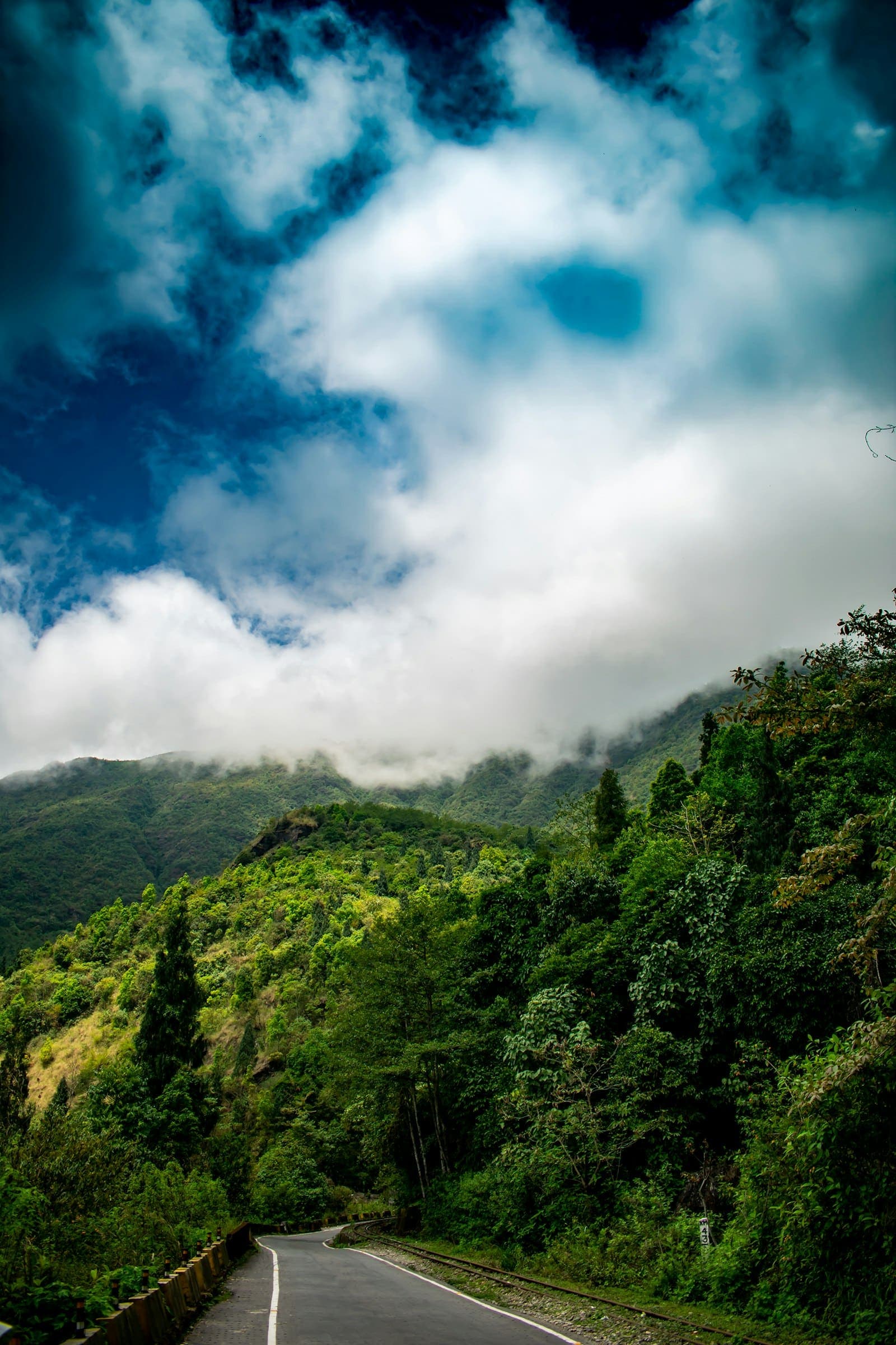 Misty hills of Meghalaya