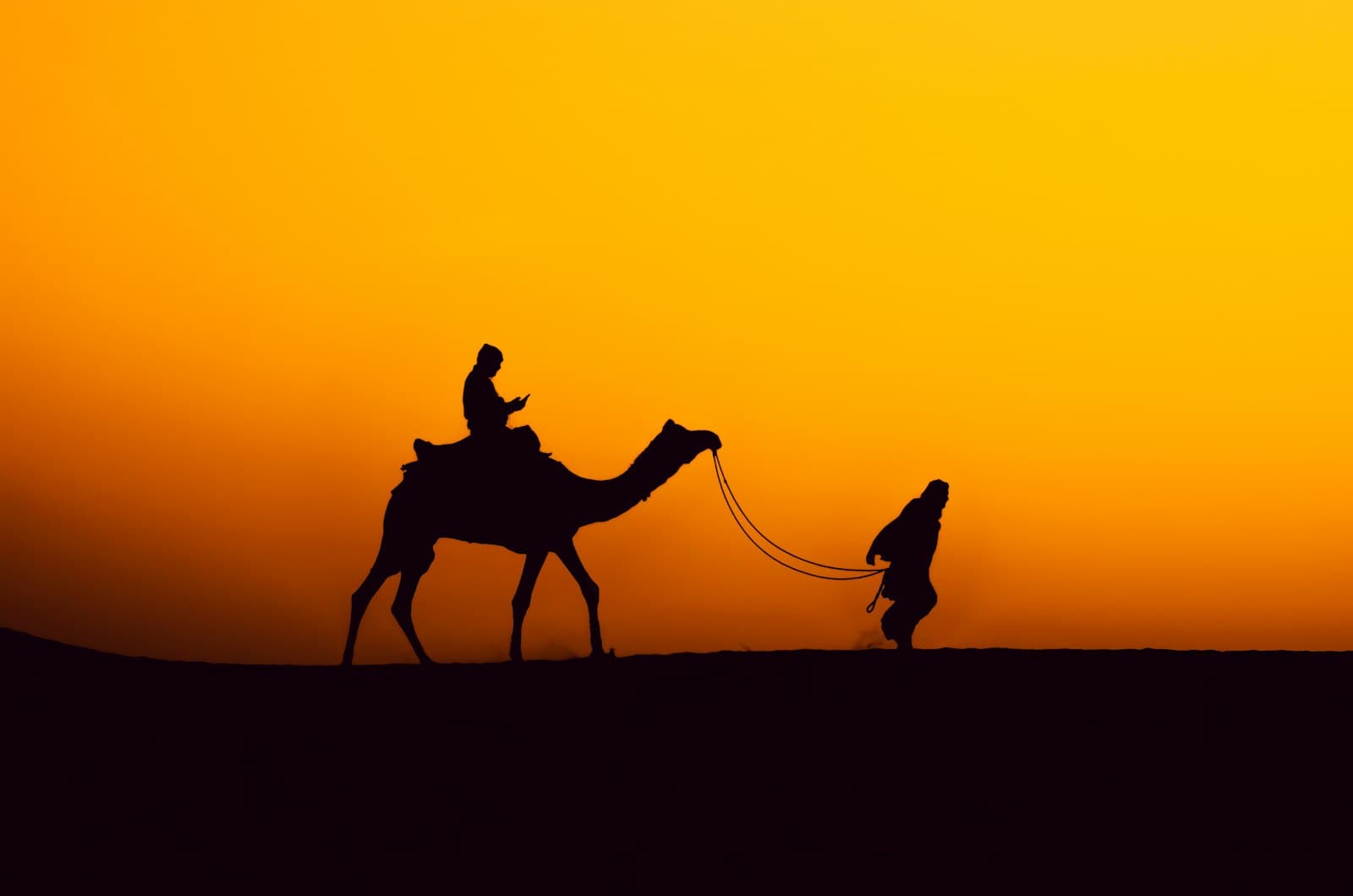 The Ganga plains at sunset