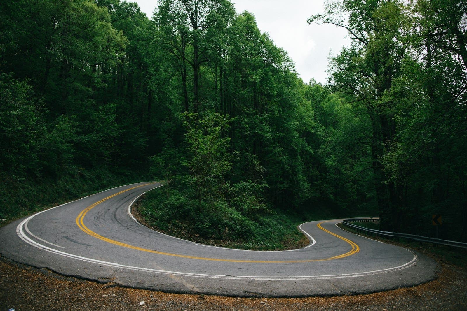 Road through the Nepali hills