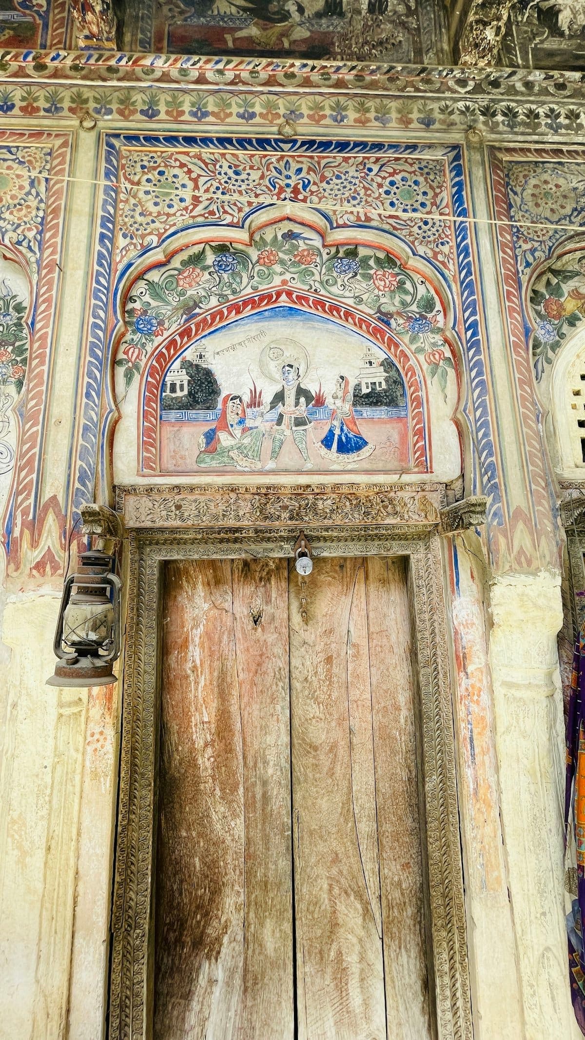 A painted haveli in Shekhawati