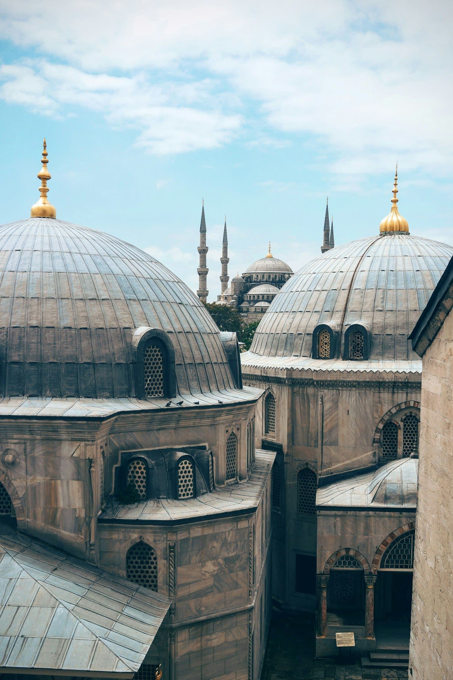 Mosque domes and minarets, Istanbul